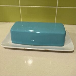 Vintage Mikasa Focus Shape Butter Dish